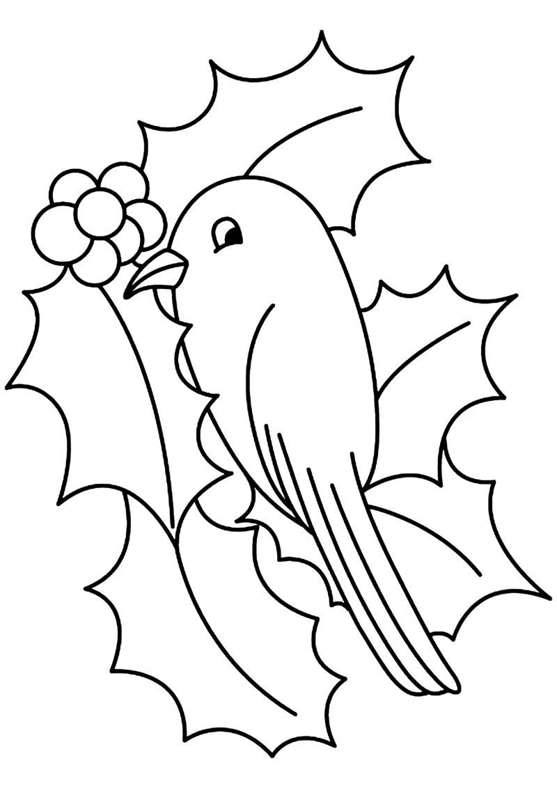 Oiseau 08 - motif à imprimer