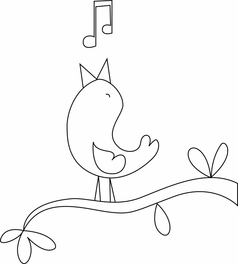 Oiseau 15 - motif à imprimer