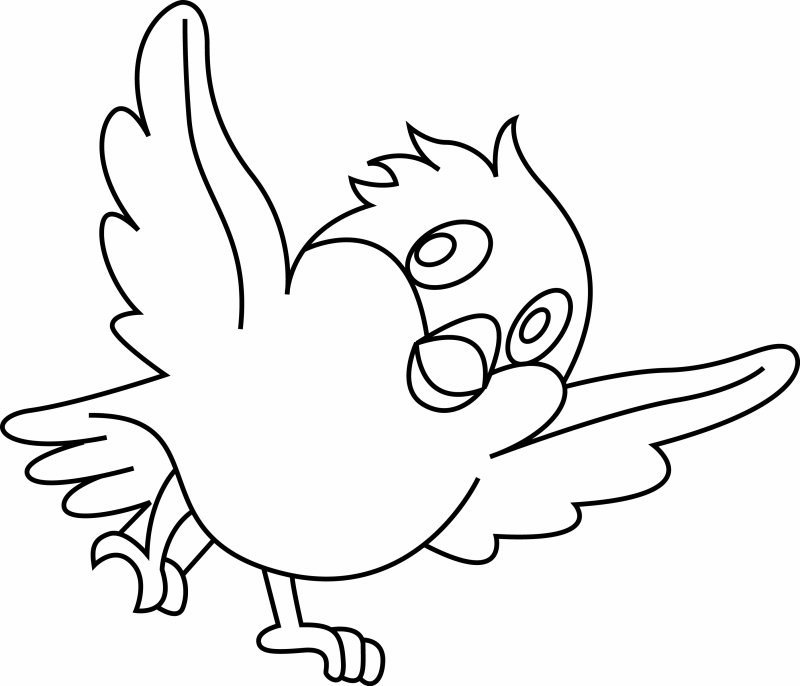 Oiseau 16 - motif à imprimer