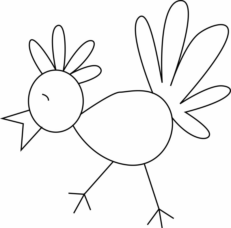 Oiseau 18 - motif à imprimer