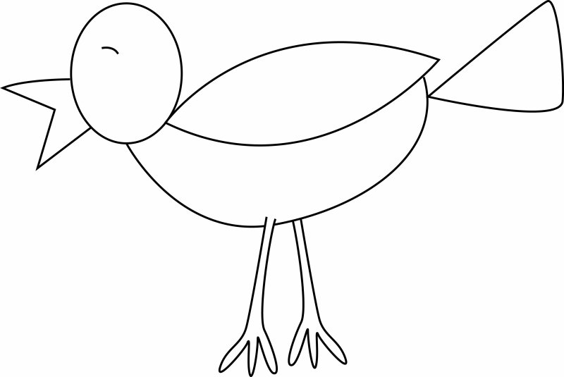 Oiseau 21 - motif à imprimer