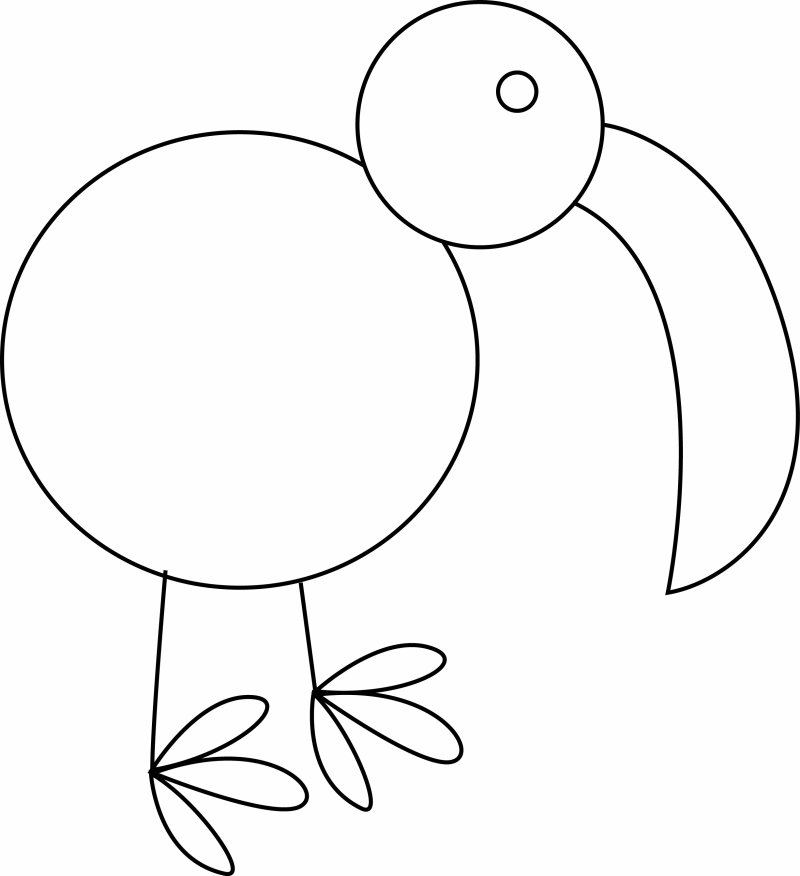 Oiseau 27 - motif à imprimer