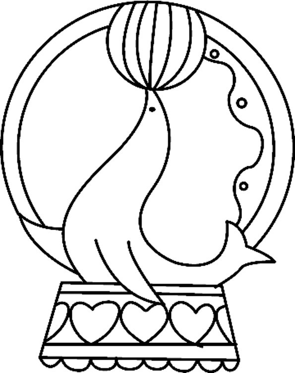 Otarie 03 - motif à imprimer