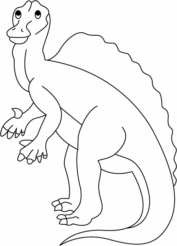 Ouranosaurus - motif à imprimer