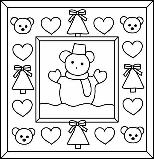 Ours 02 - motif à imprimer