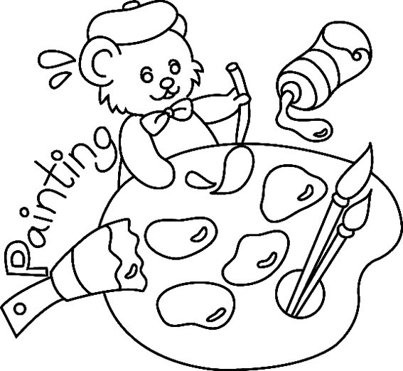 Ourson 011 - motif à imprimer