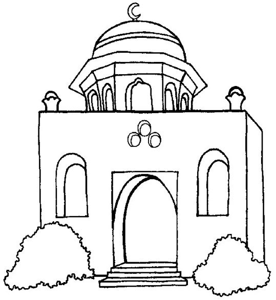 Palais marocain - motif à imprimer