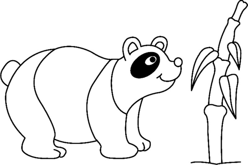 Panda 02 - motif à imprimer