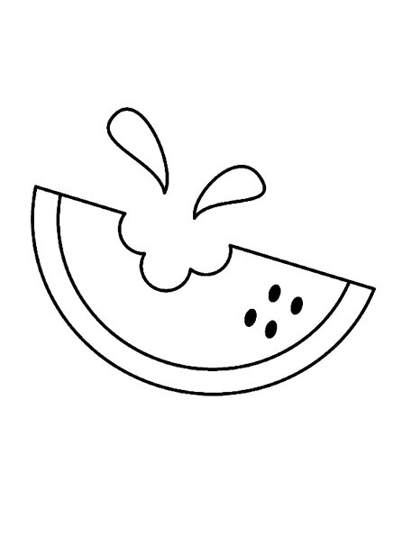 Pastèque 01 - motif à imprimer