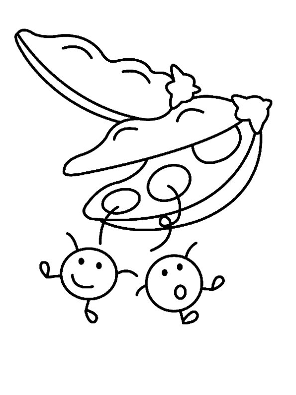 Petits pois 01 - motif à imprimer