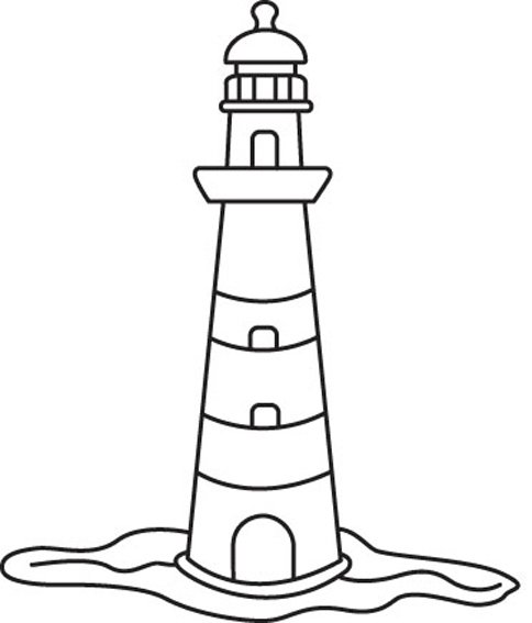 Phare 03 - motif à imprimer