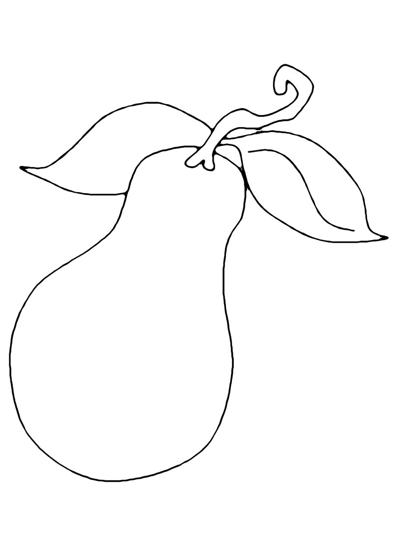 Poire 03 - motif à imprimer