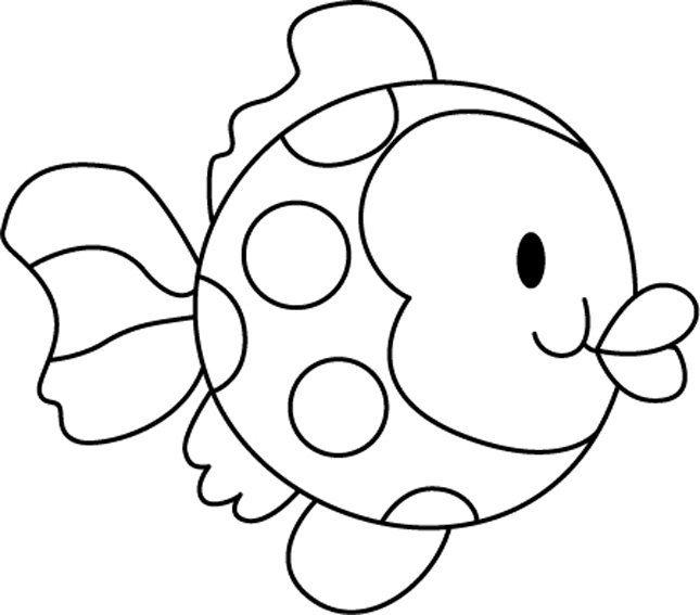 Poisson 01 - motif à imprimer