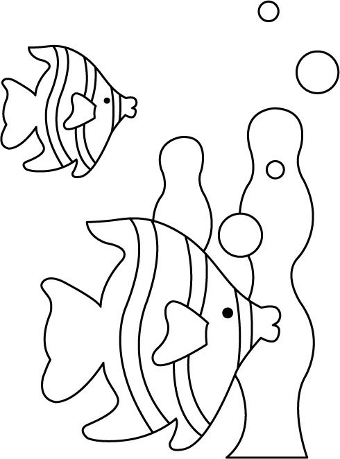 Poisson 02 - motif à imprimer
