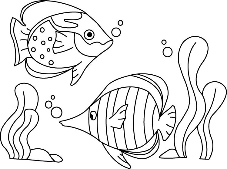 Poisson 03 - motif à imprimer