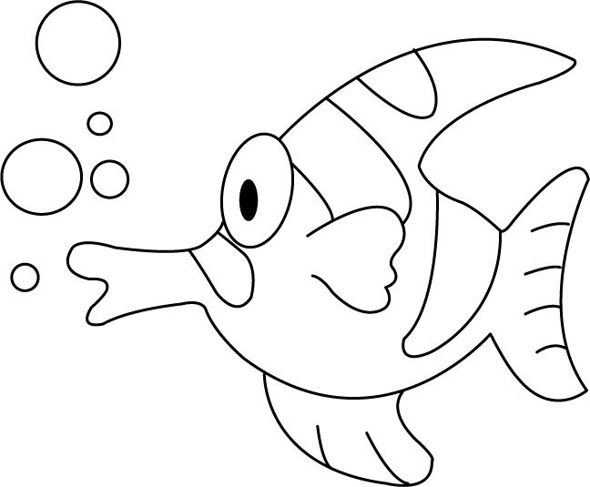 Poisson 11 - motif à imprimer