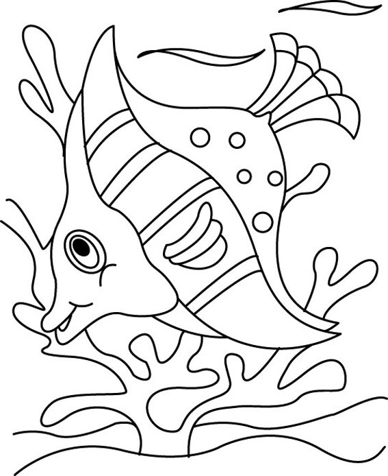 Poisson 18 - motif à imprimer