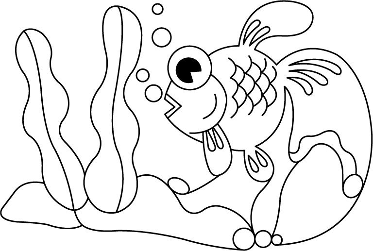 Poisson 20 - motif à imprimer
