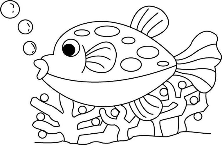 Poisson 23 - motif à imprimer