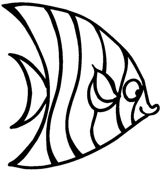 Poisson 28 - motif à imprimer