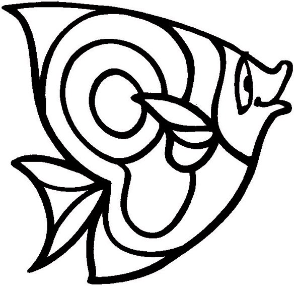 Poisson 30 - motif à imprimer