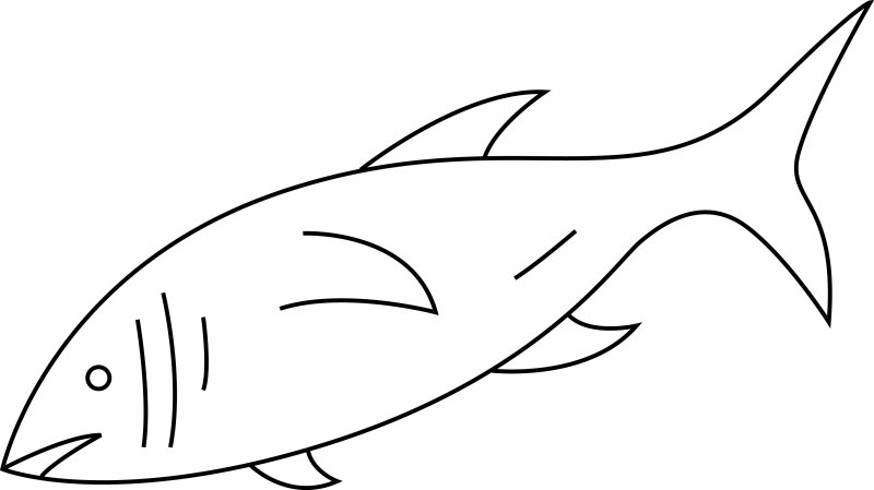 Poisson 32 - motif à imprimer