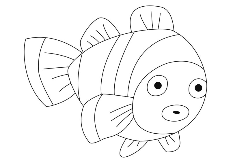 Poisson 35 - motif à imprimer