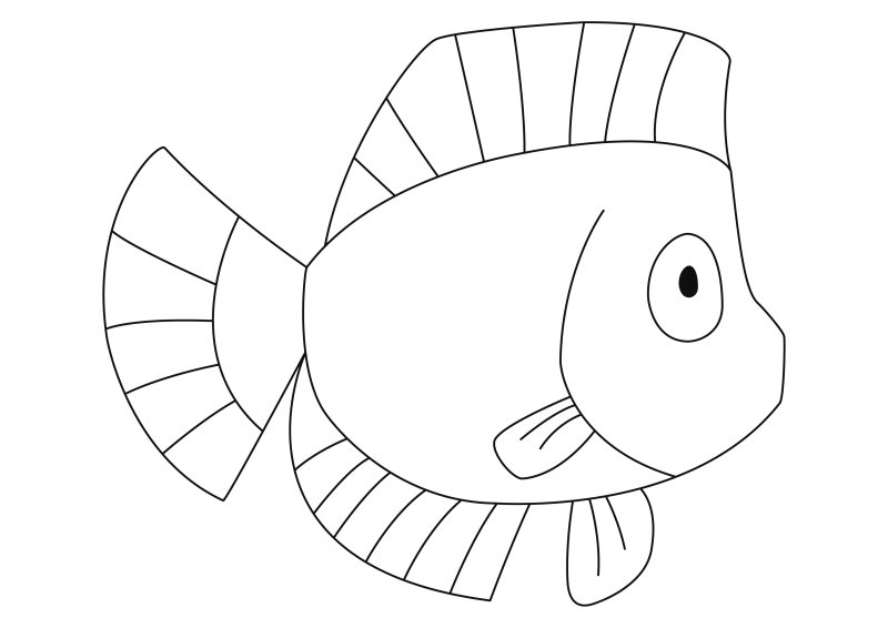 Poisson 36 - motif à imprimer
