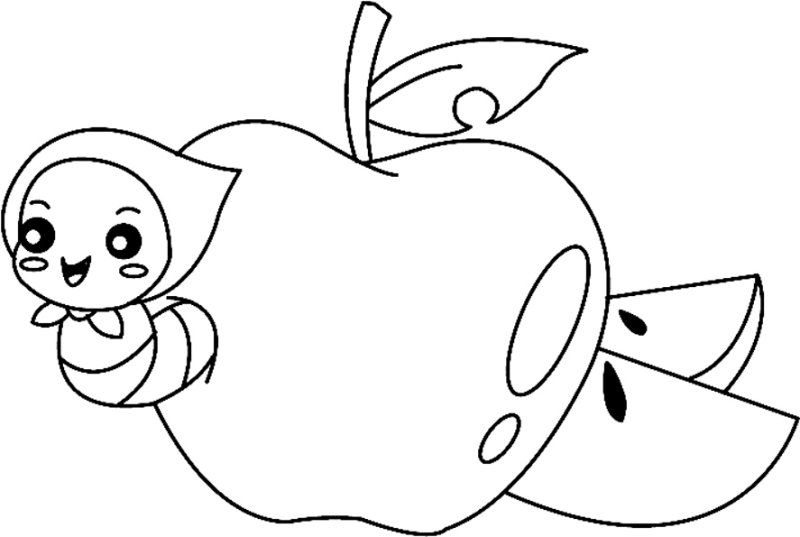 Pomme 01 - motif à imprimer