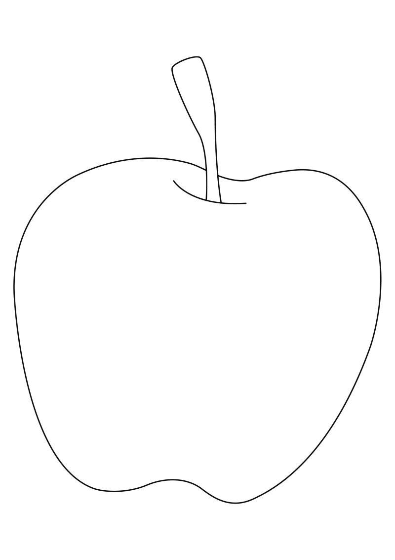 Pomme 07 - motif à imprimer