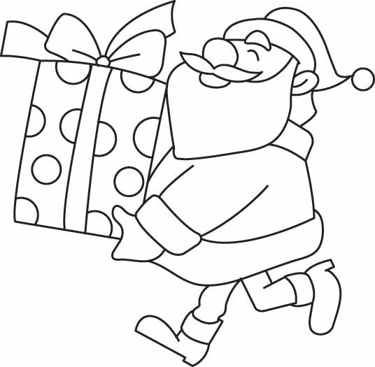 Père Noël 01 - motif à imprimer
