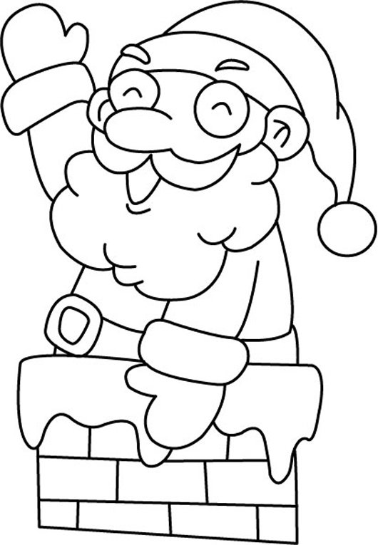 Père Noël 06 - motif à imprimer