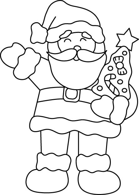 Père Noël 08 - motif à imprimer
