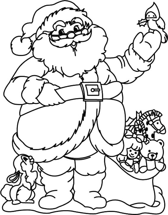 Père Noël 29 - motif à imprimer
