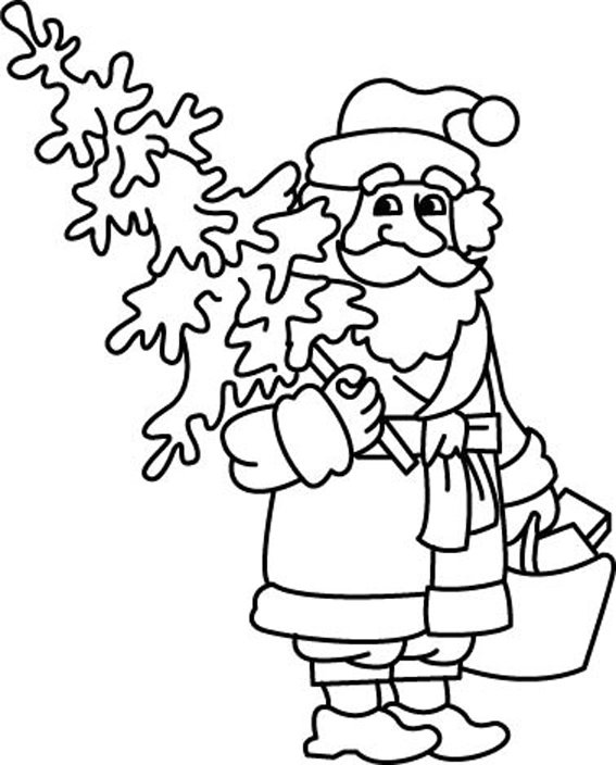 Père Noël 31 - motif à imprimer