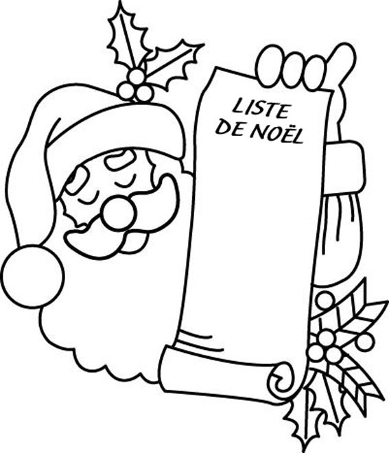 Père Noël 33 - motif à imprimer