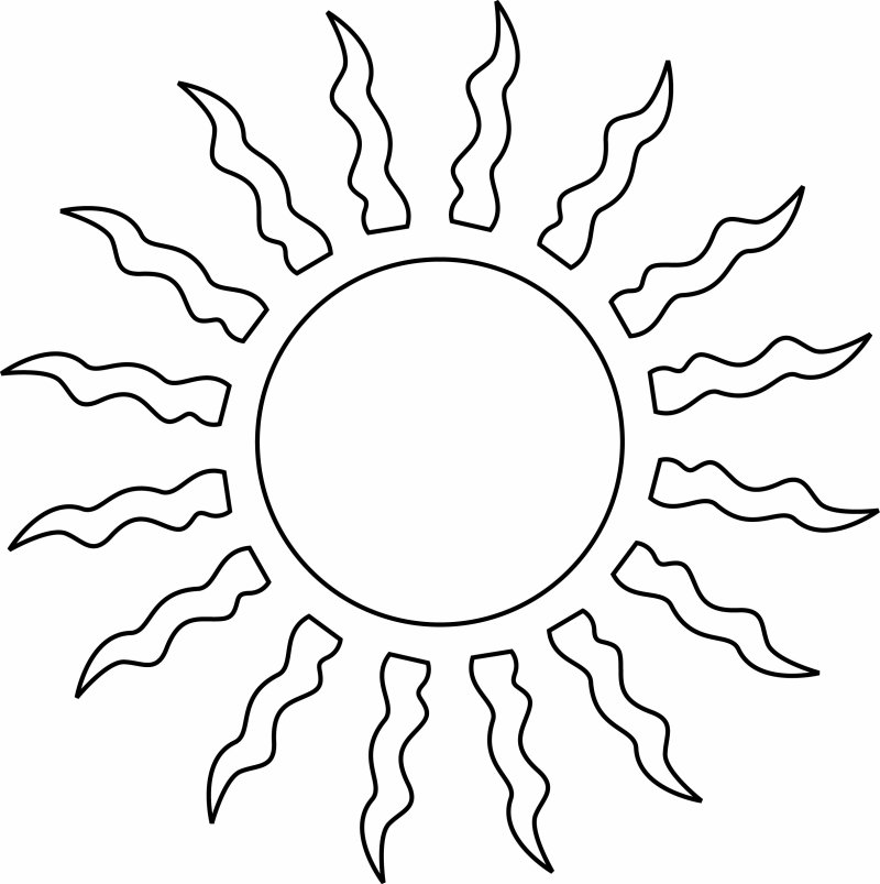 Soleil 04 - motif à imprimer