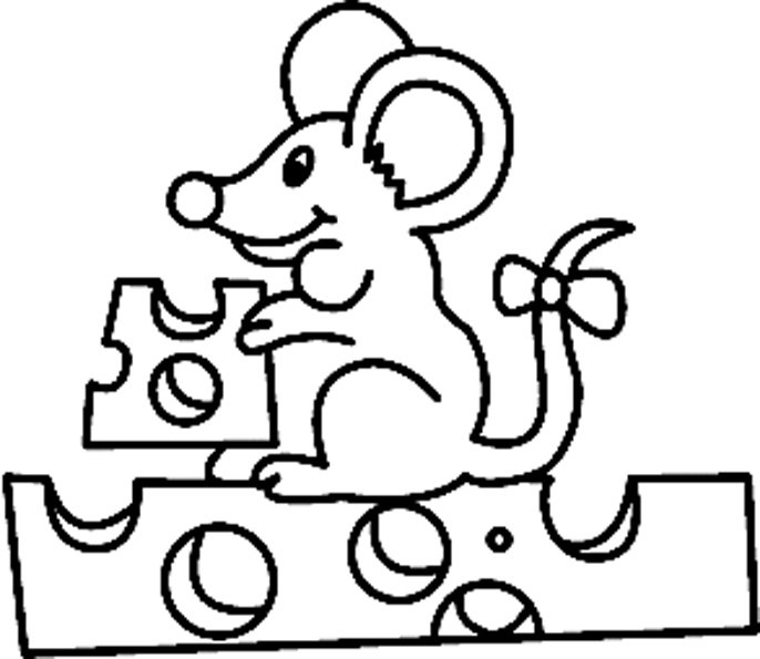 Souris 02 - motif à imprimer