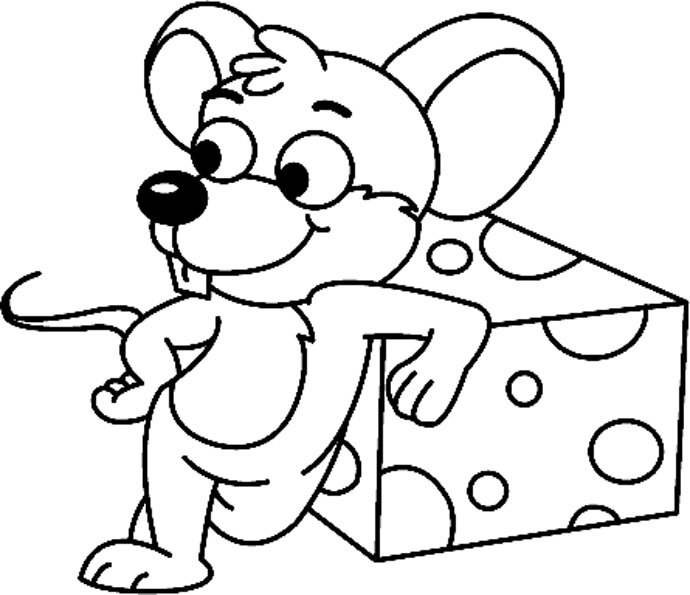 Souris 05 - motif à imprimer