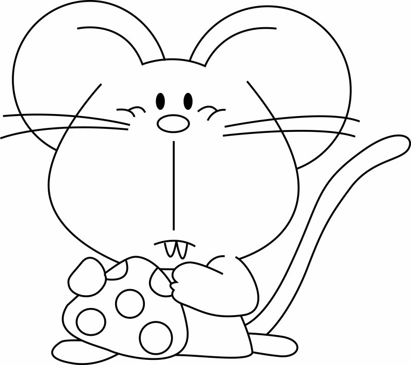 Souris 06 - motif à imprimer