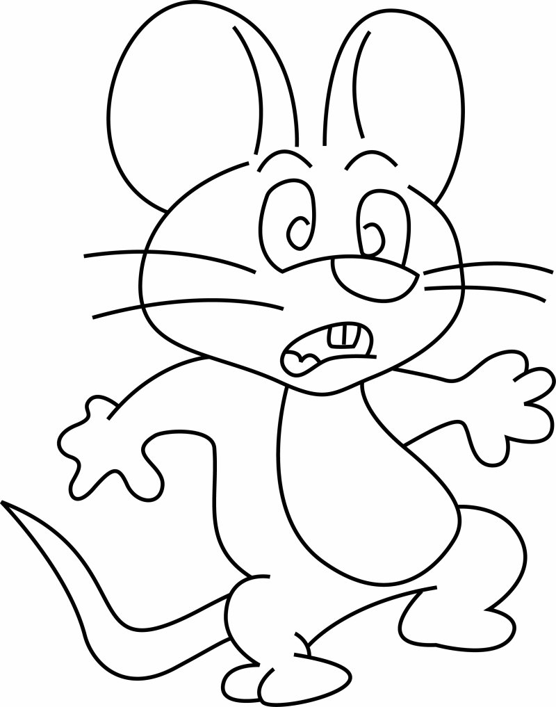 Souris 07 - motif à imprimer