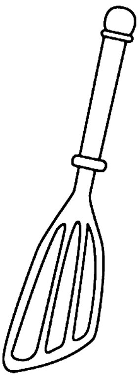 Spatule 01 - motif à imprimer