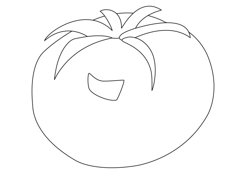 Tomate 01 - motif à imprimer