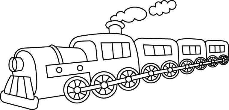 Train 01 - motif à imprimer