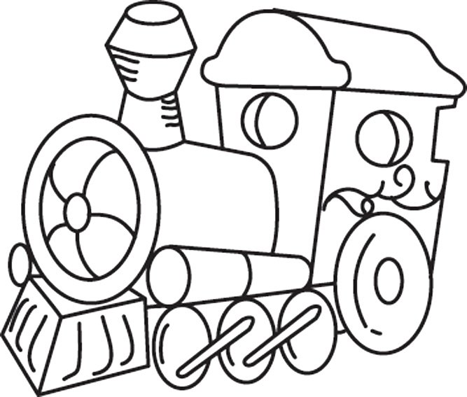 Train 03 - motif à imprimer