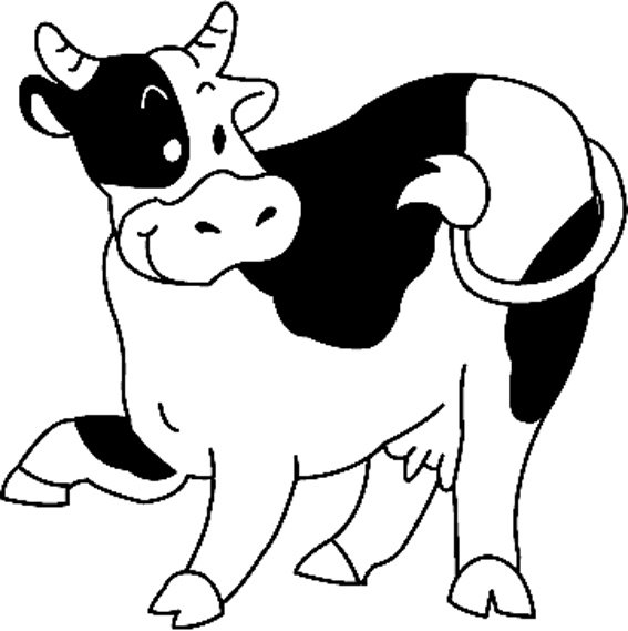 Vache 02 - motif à imprimer