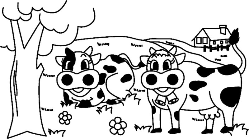 Vache 03 - motif à imprimer