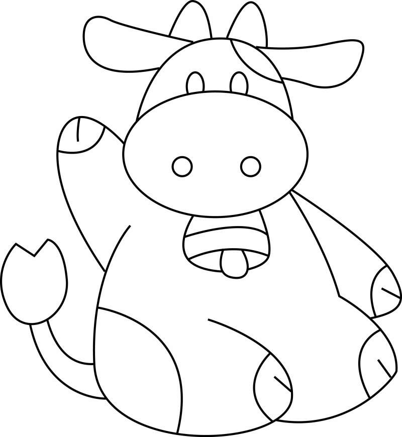 Vache 06 - motif à imprimer