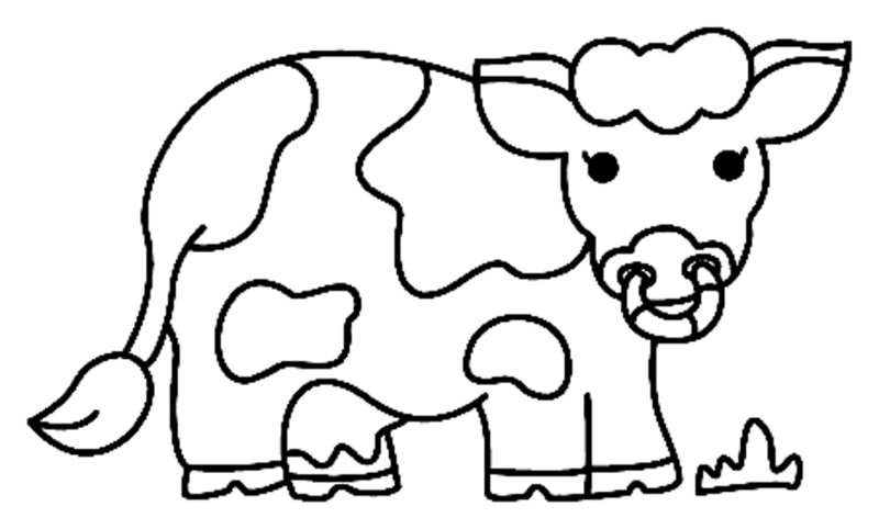 Vache 08 - motif à imprimer