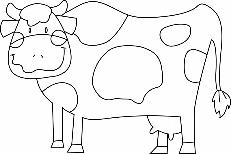 Vache 11 - motif à imprimer